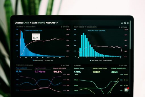 Marketing analytics on a tablet