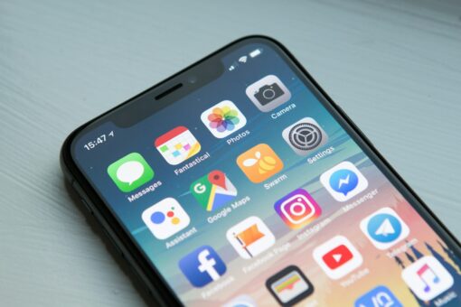 Mobile apps on a smartphone