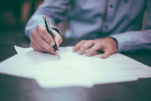 Signing business documents